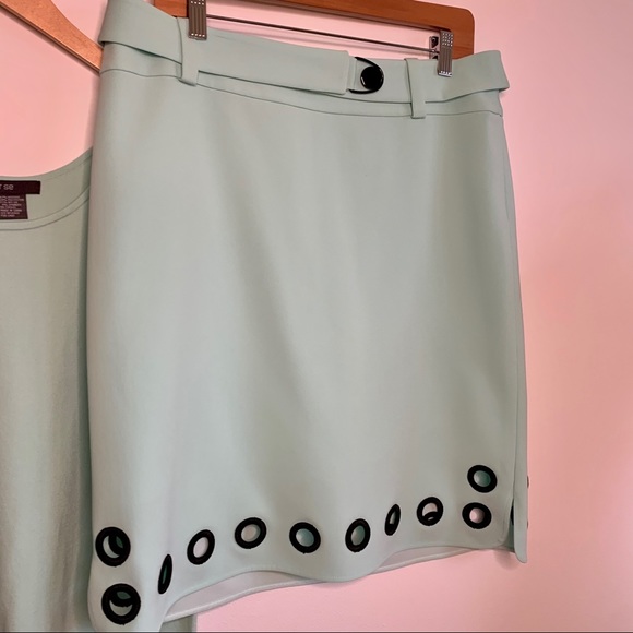 Carlisle Per Se Seafoam Green Shell and Skirt - Picture 10 of 11